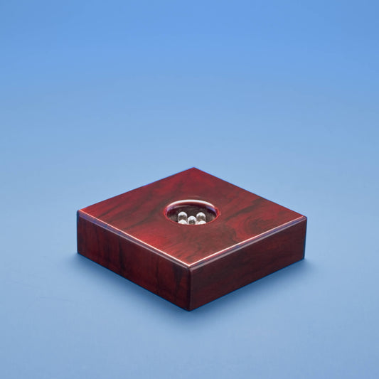 Multi-Color Wood Grain LED Base, AC and Battery-Operated