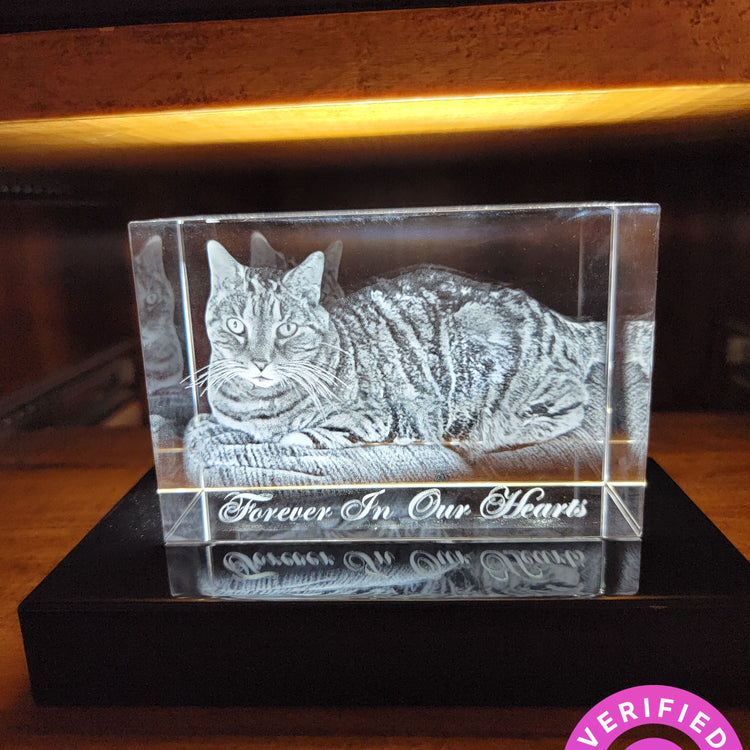 Brick 3D Photo Crystal