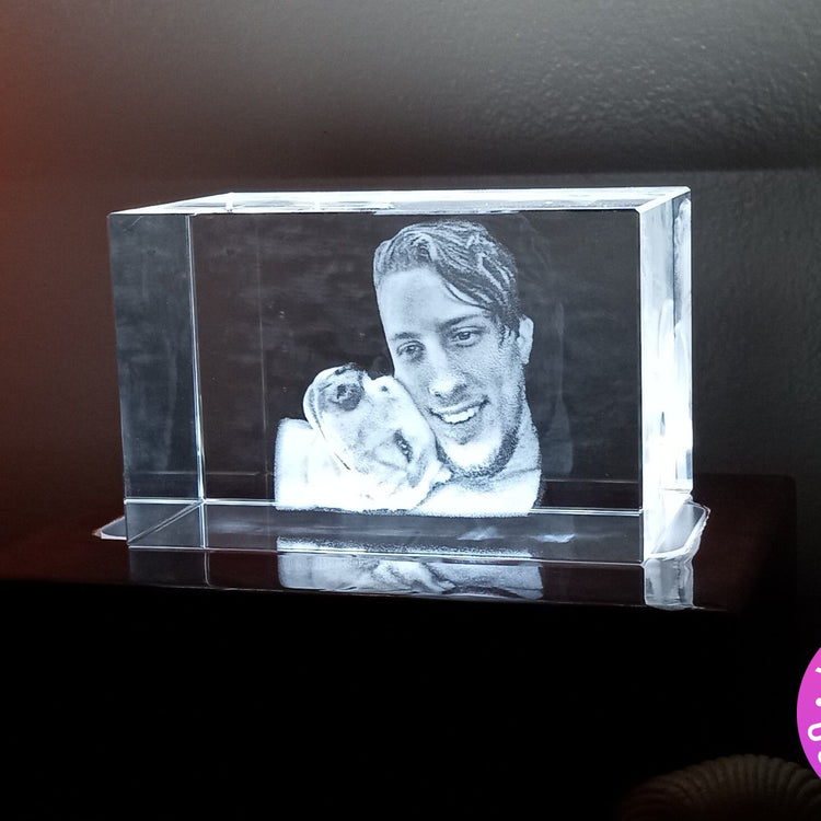 Brick 3D Photo Crystal