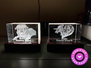 Brick 3D Photo Crystal