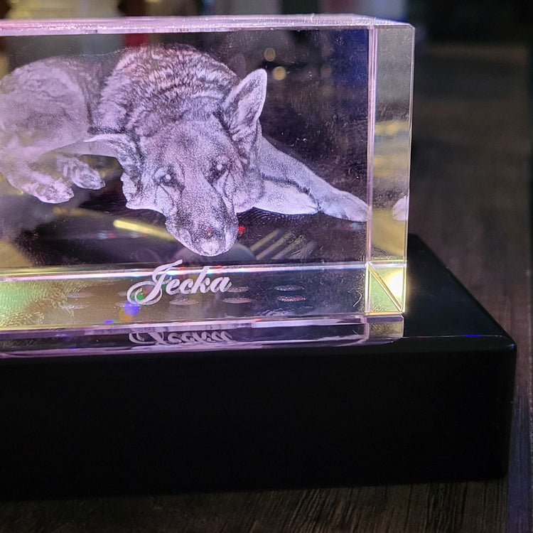 Brick 3D Photo Crystal