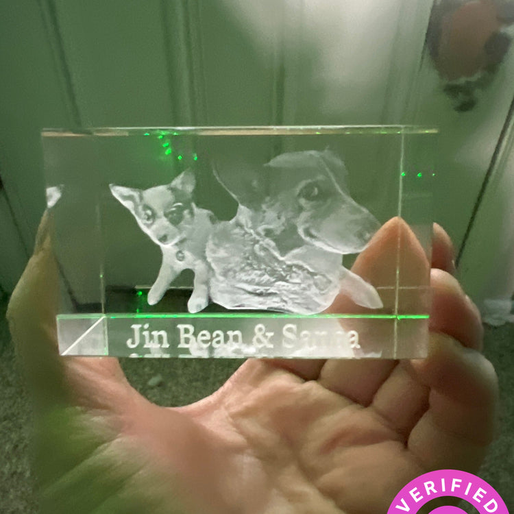 Brick 3D Photo Crystal