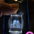 Keychain Rectangle Crystal with LED Light