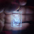 Keychain Rectangle Crystal with LED Light