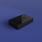 Black Multi-Color LED Base, AC+Battery