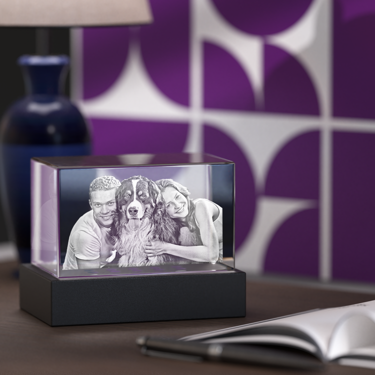 Brick 3D Photo Crystal