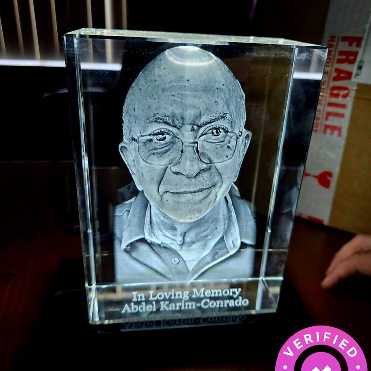 Just Because 3D Photo Crystal – Thoughtful Personalized Gift