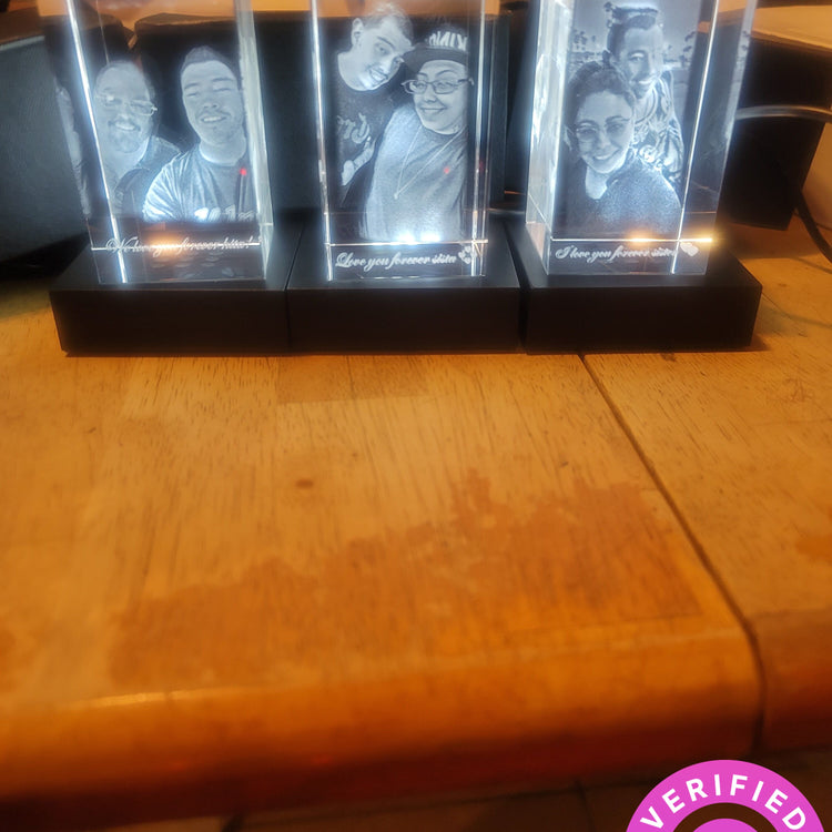 Just Because 3D Photo Crystal – Thoughtful Personalized Gift