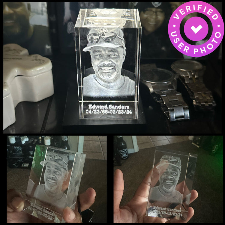 Just Because 3D Photo Crystal – Thoughtful Personalized Gift