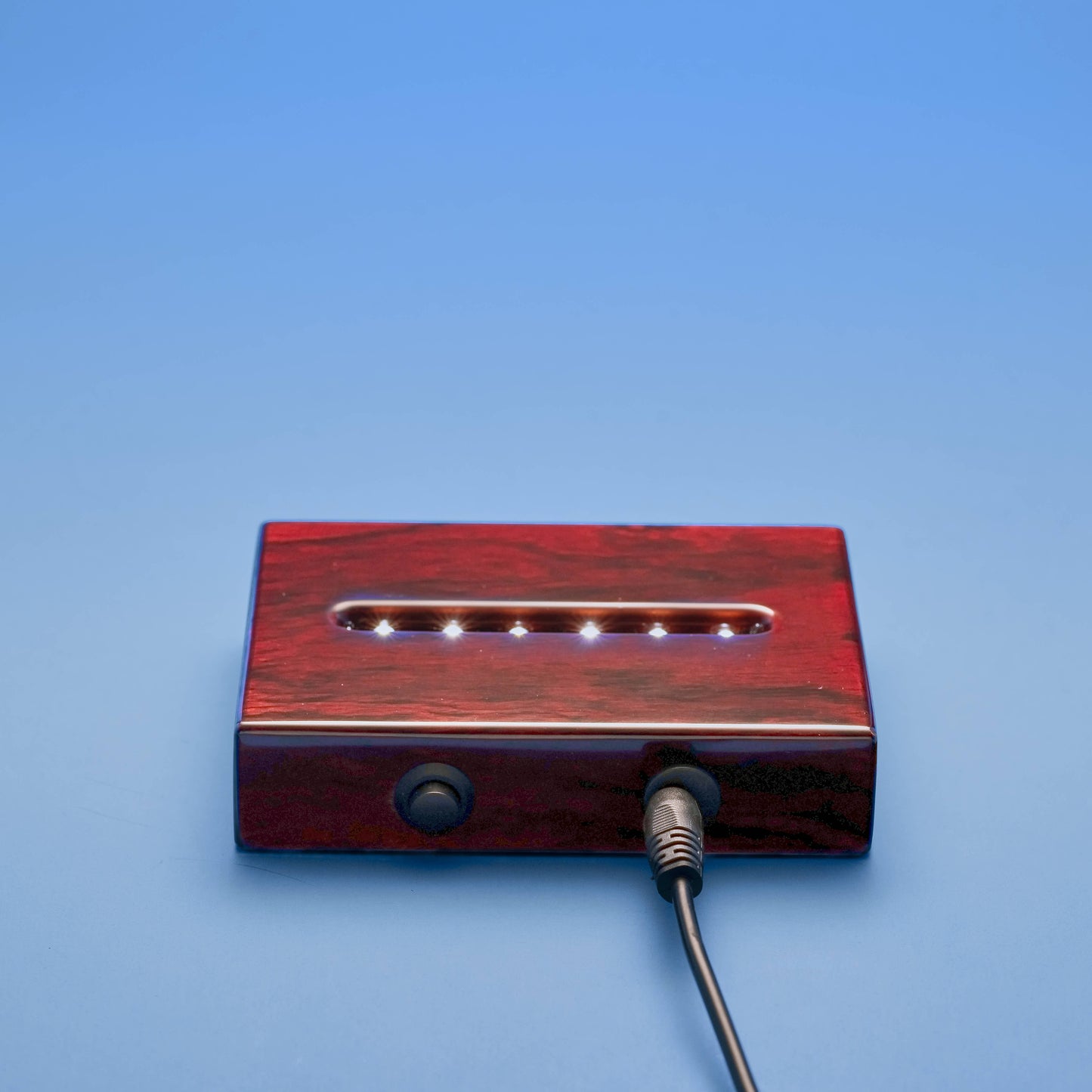Multi-Color Wood Grain LED Base, AC and Battery-Operated