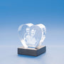 Heart 3D Photo Crystal