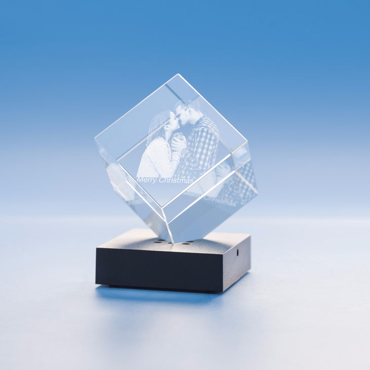 Cube 3D Photo Crystal
