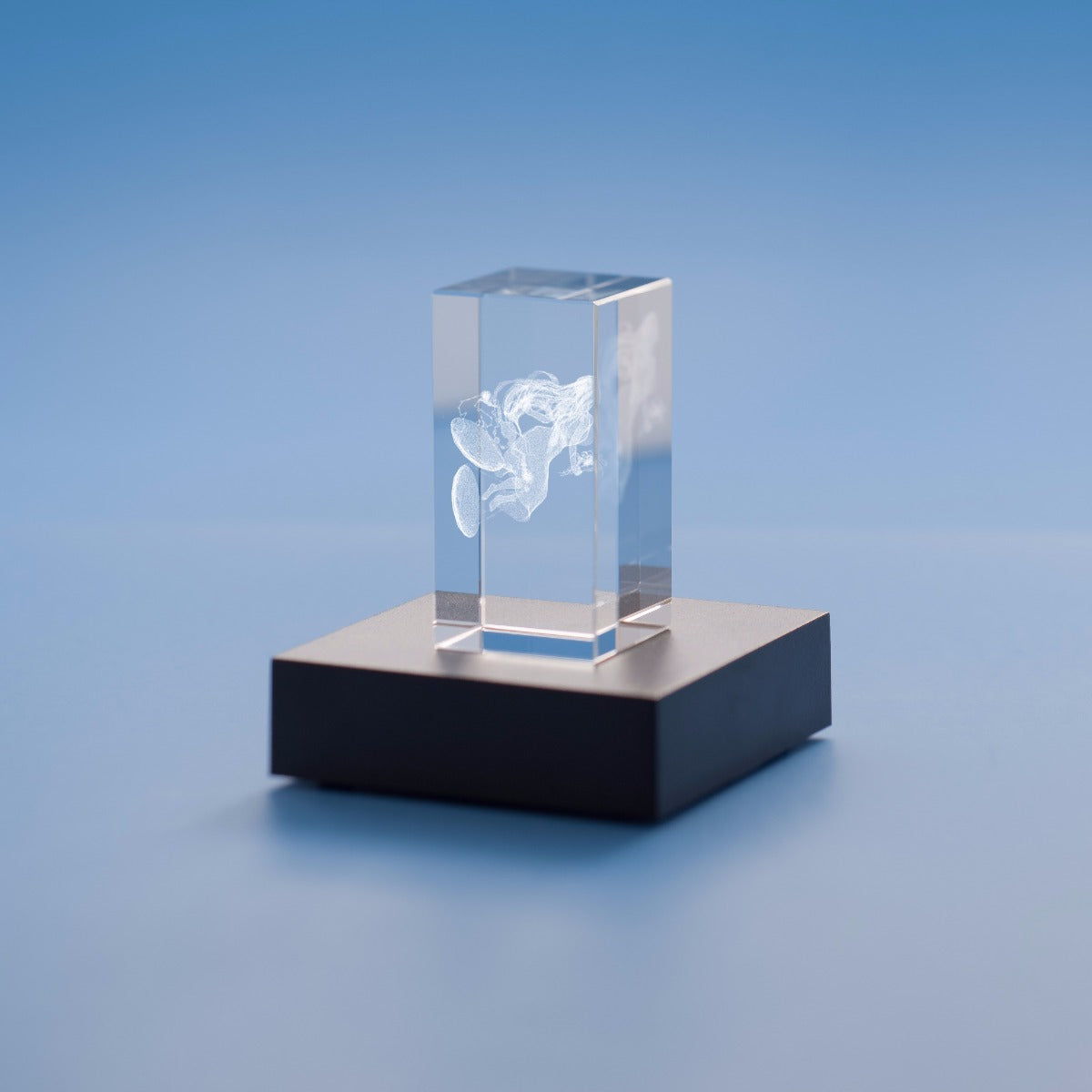 Libra Zodiac Sign Tower Crystal, 3D Engraved