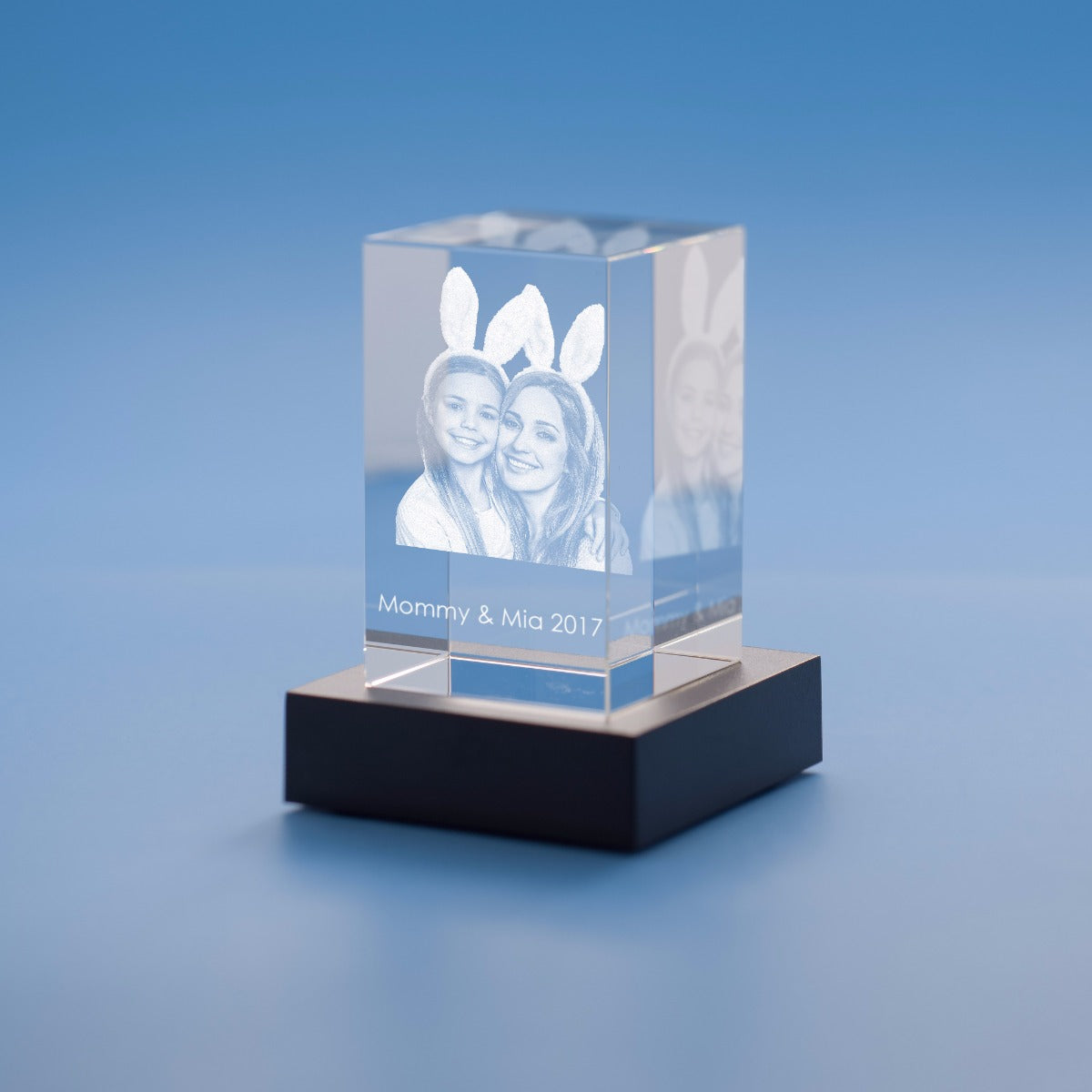 Mother's Day Tower Crystal, 3D Engraved