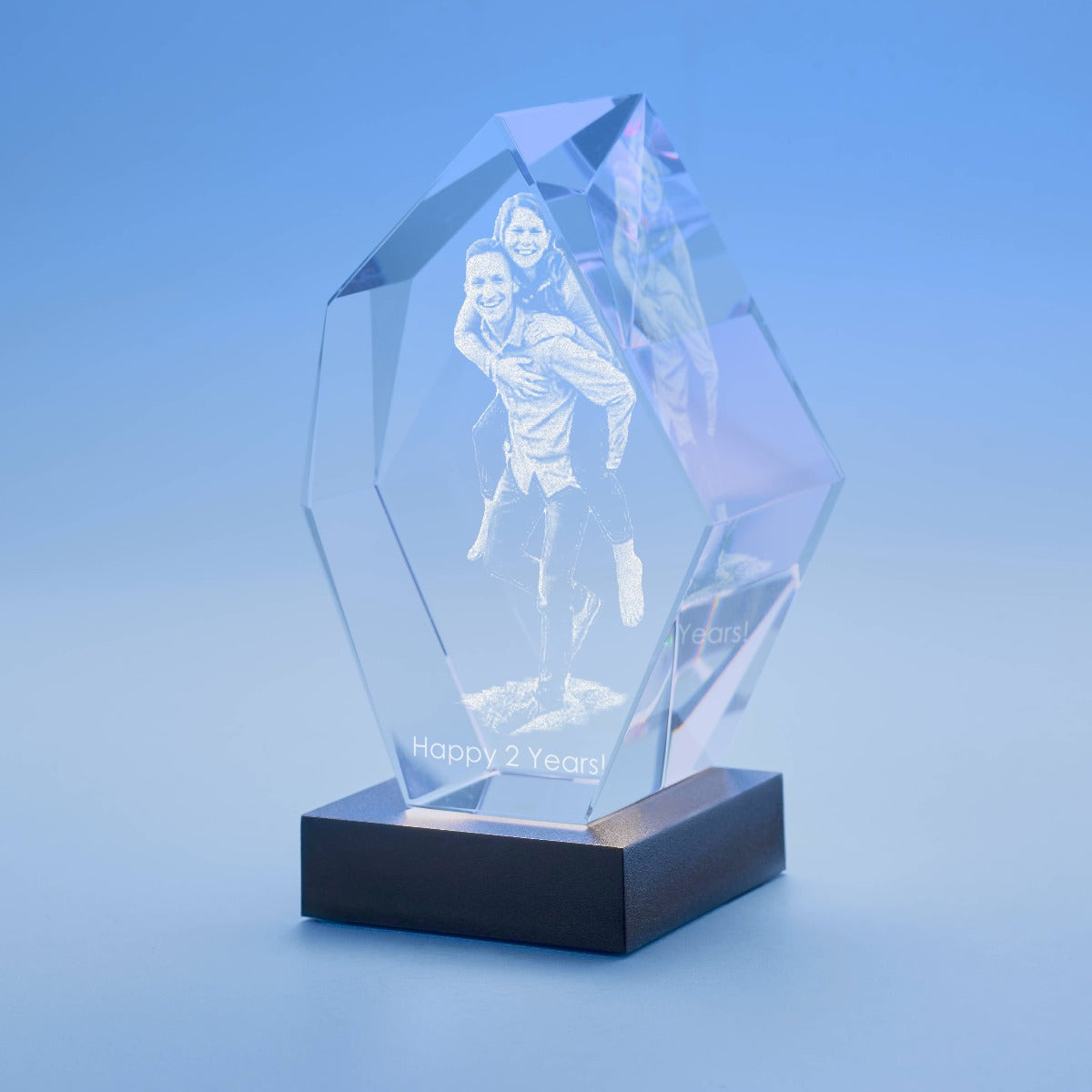 Anniversary Prestige Crystal, 3D Engraved