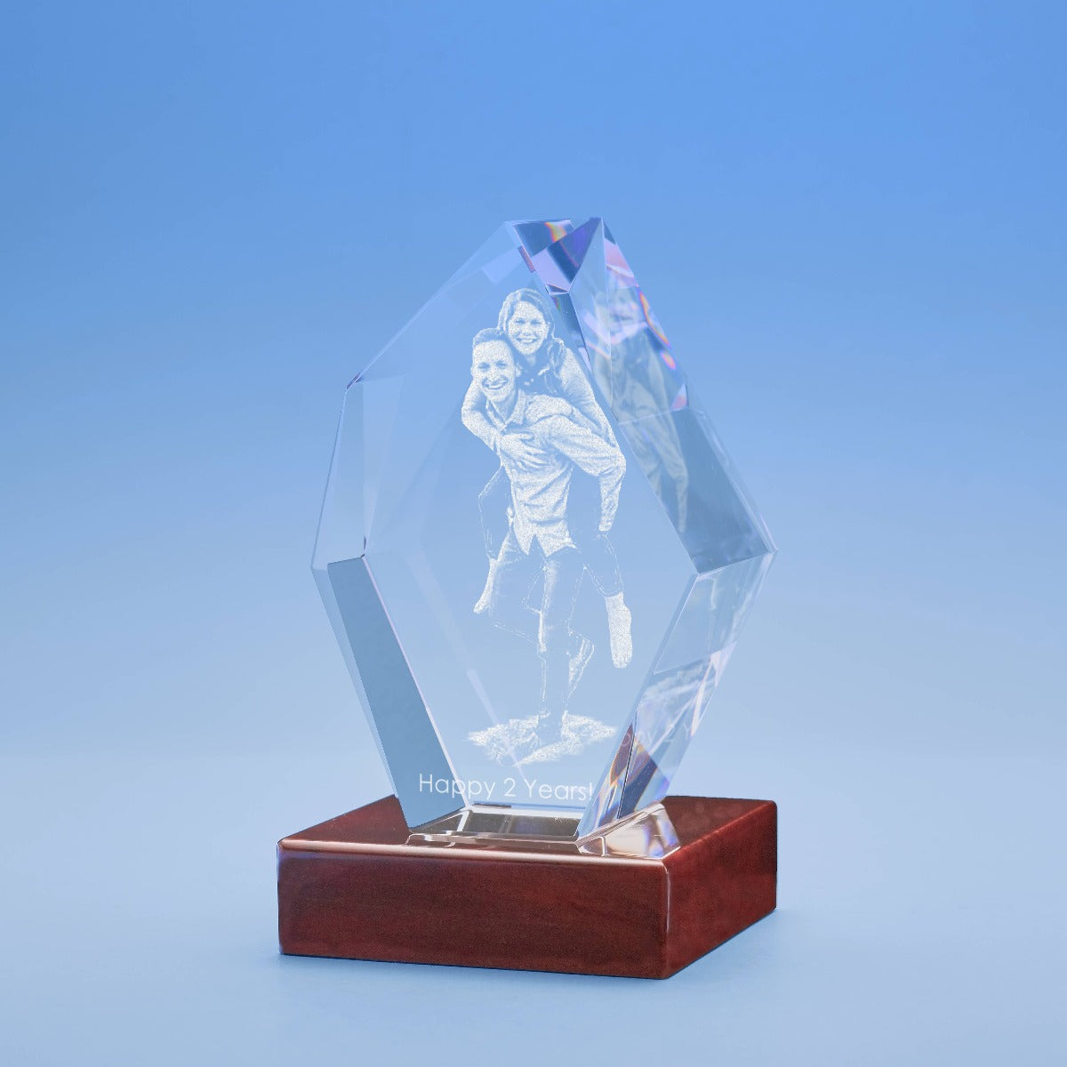 Anniversary Prestige Crystal, 3D Engraved