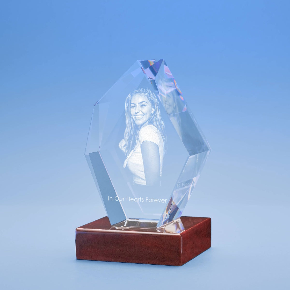 Memorial Prestige Crystal, 3D Engraved