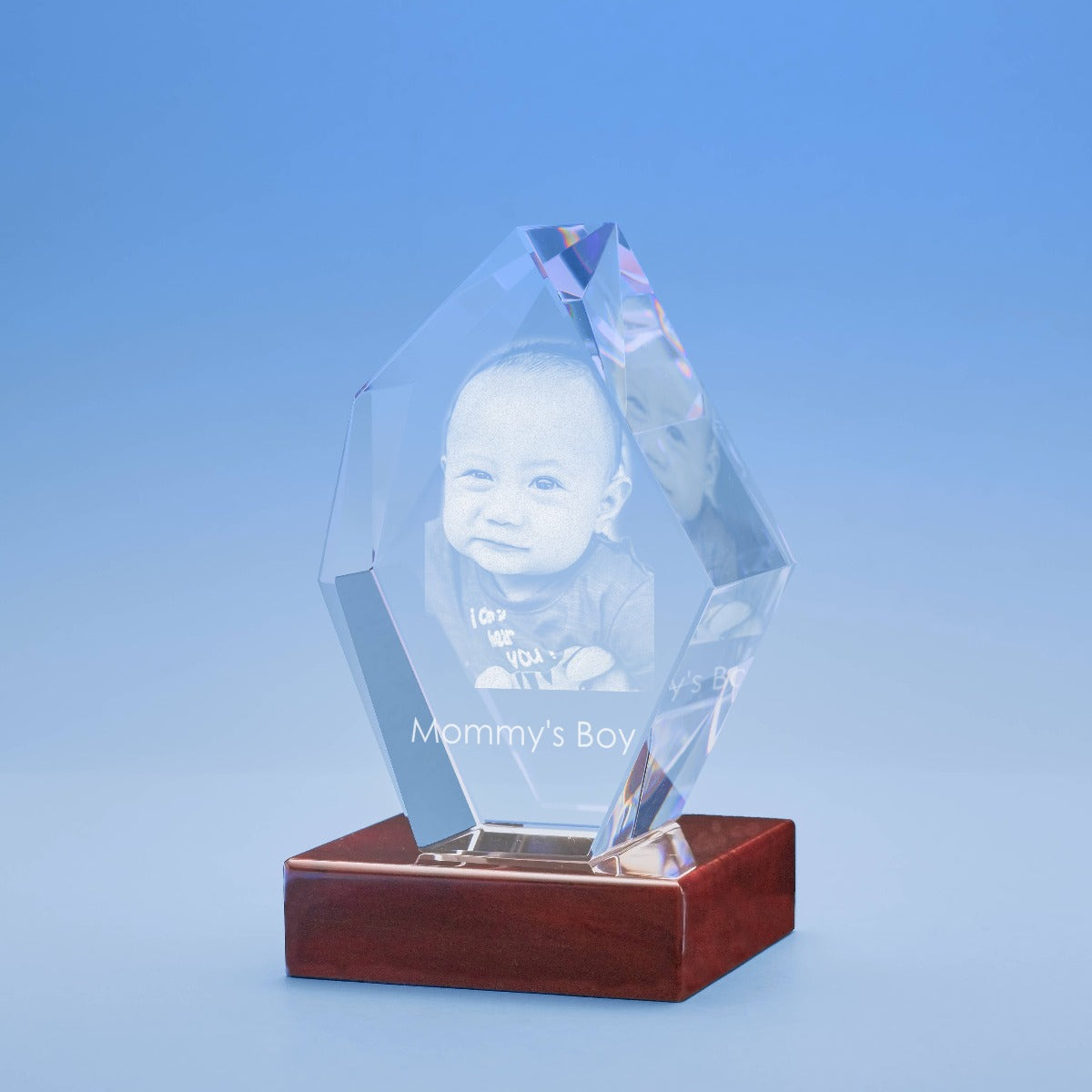 Mother's Day Prestige Crystal, 3D Engraved