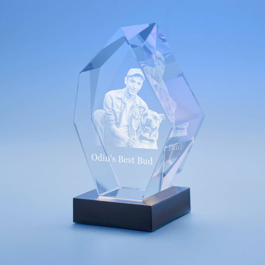 Pets Prestige Crystal, 3D Engraved