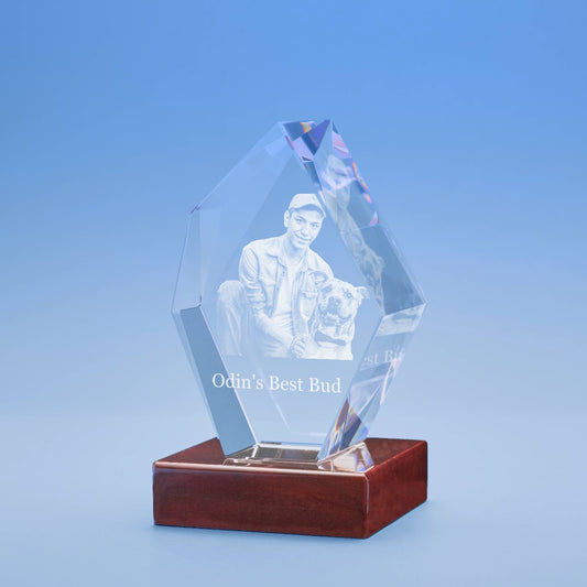 Pets Prestige Crystal, 3D Engraved