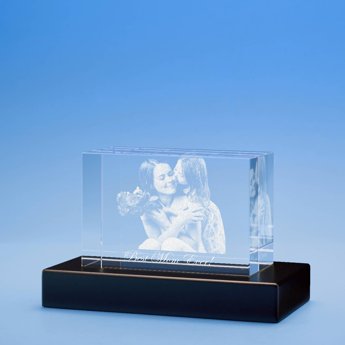 Mother's Day Brick Crystal, 3D Engraved