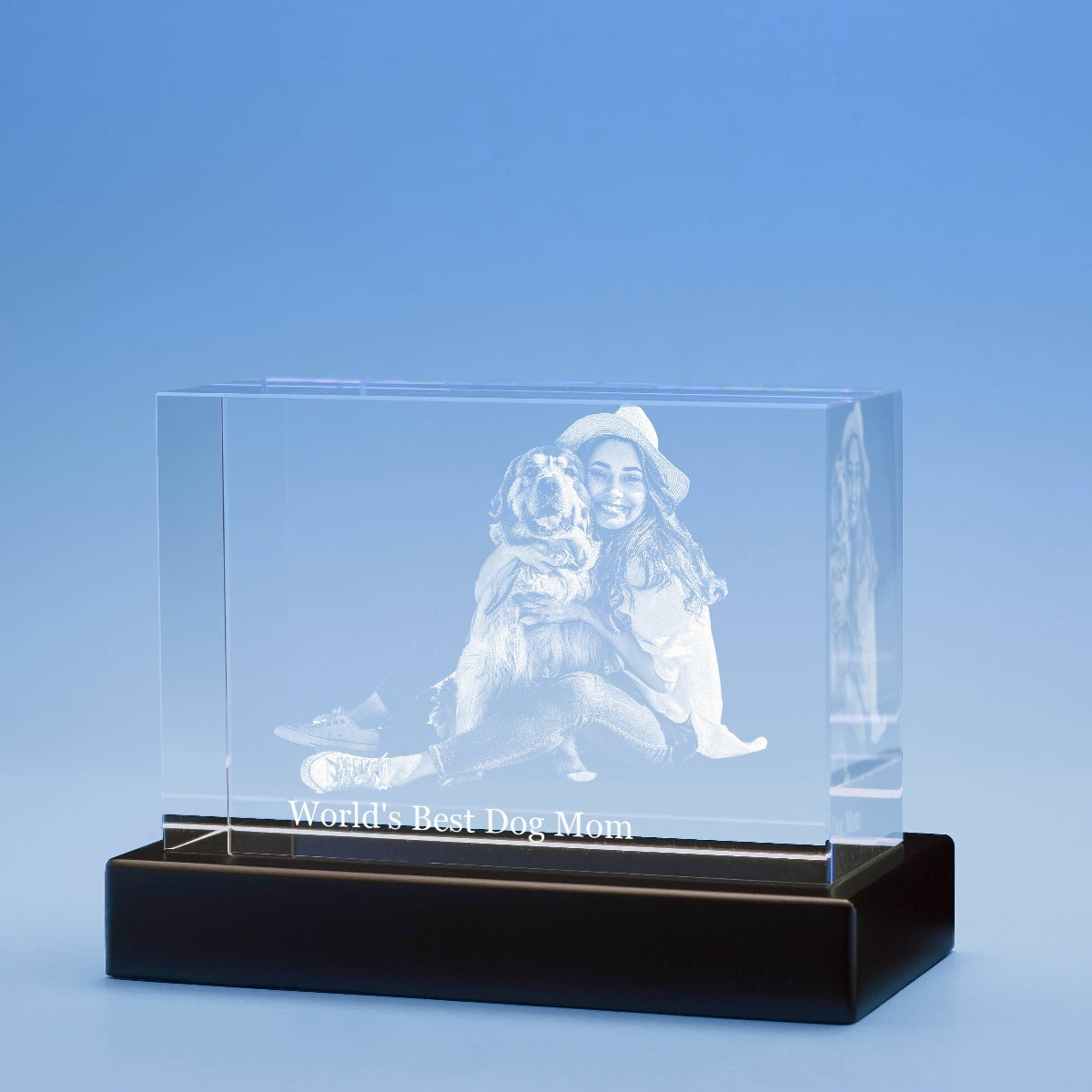 Mother's Day Brick Crystal, 3D Engraved