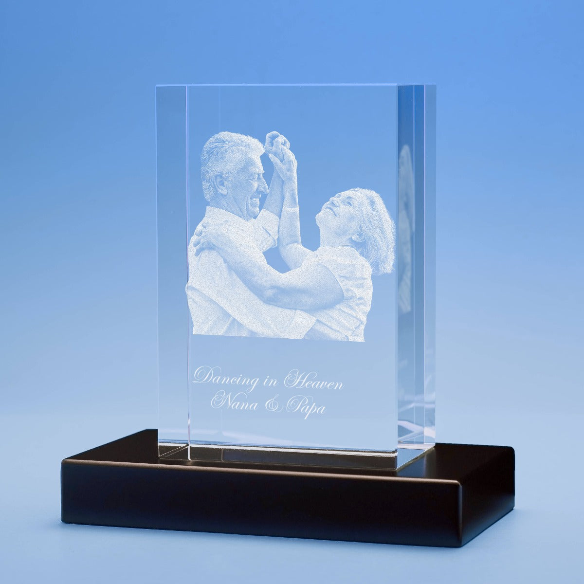 Memorial Tower Crystal, 3D Engraved