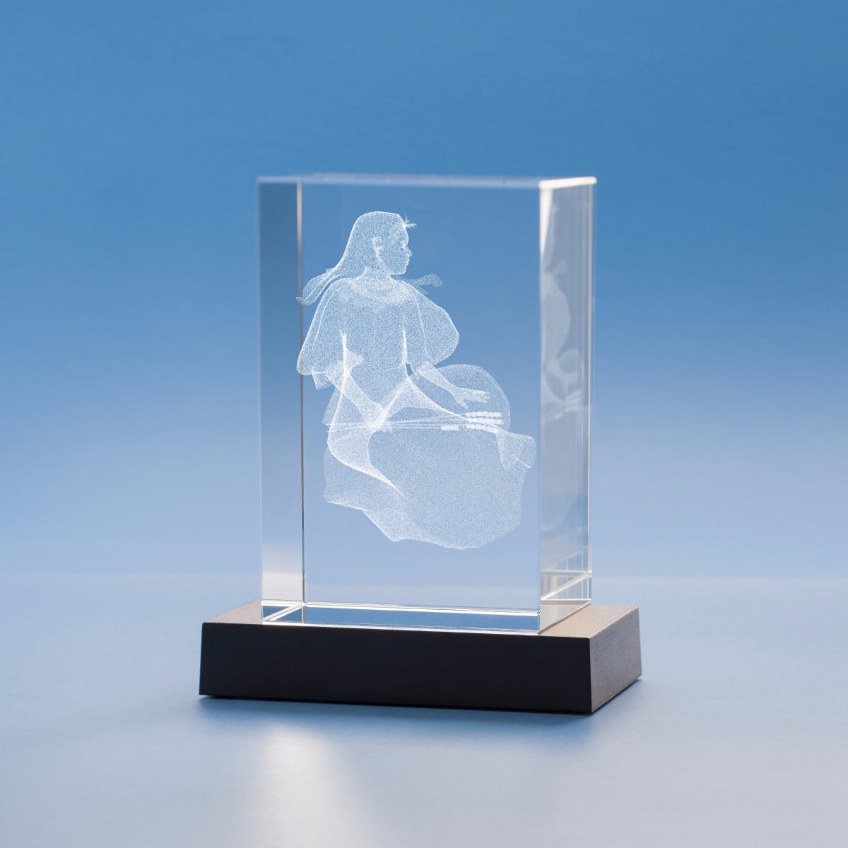 Virgo Zodiac Sign Tower Crystal, 3D Engraved